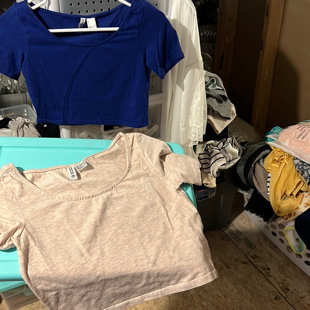 Bundle deal on two crop tops